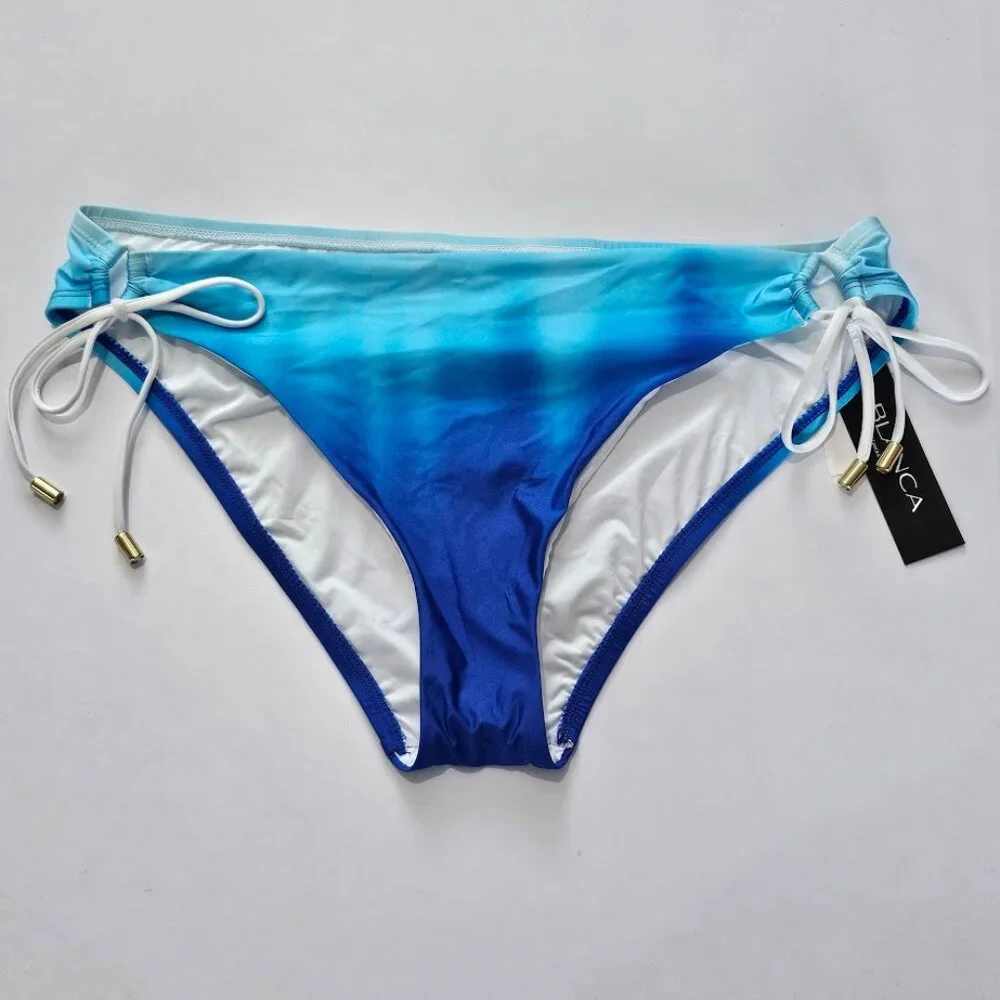La Blanca Side Tie Hipster Bikini Bottoms Ocean Oasis